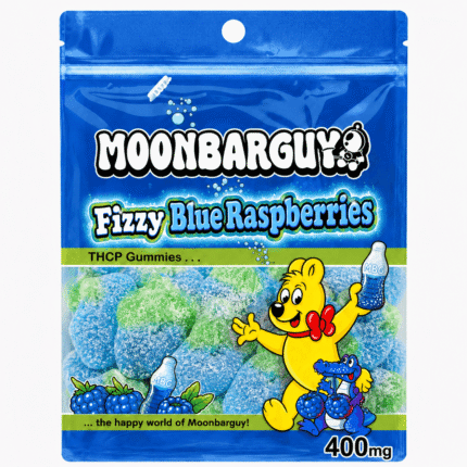 Fizzy Blue Raspberries THCP Gummies | Moonbarguy